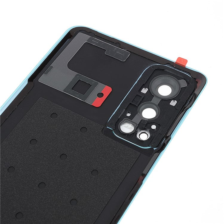 For OnePlus Nord 2 5G OEM Battery Back Cover Rear Door Housing Replacement with Camera Lens Ring Cover - Green