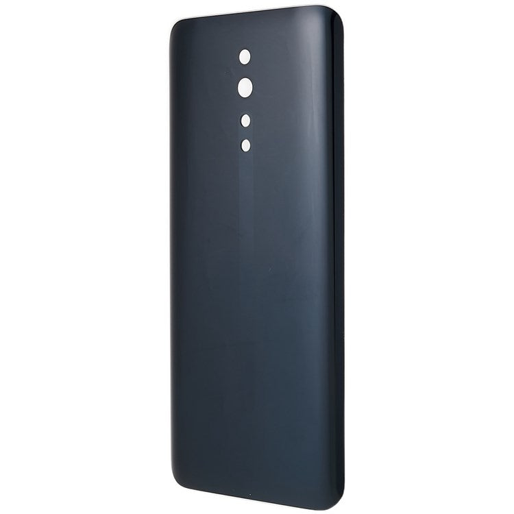 For Oppo Reno Z Back Battery Housing Cover Cell Phone Replacement Parts (without Logo) - Black