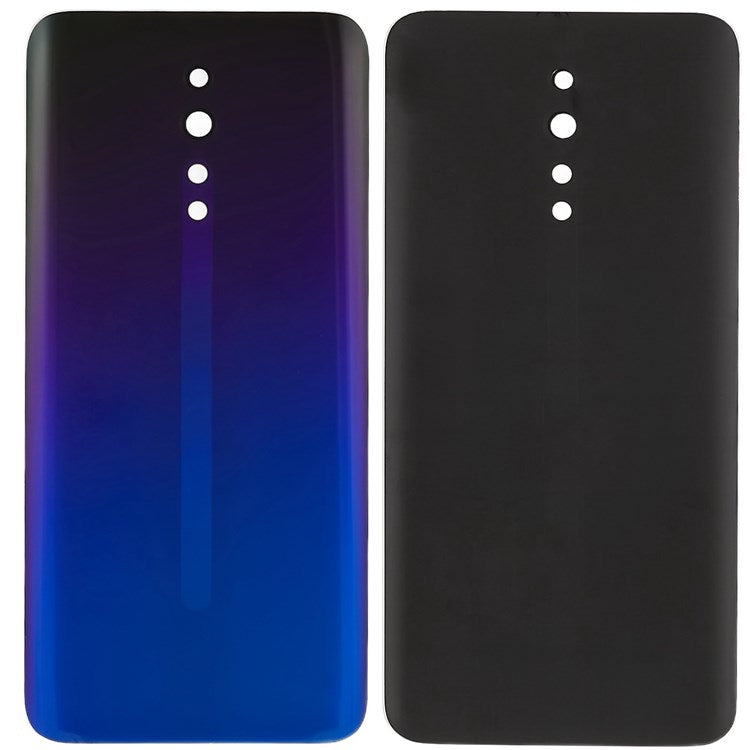 For Oppo Reno Z Back Battery Housing Cover Cell Phone Replacement Parts (without Logo) - Purple