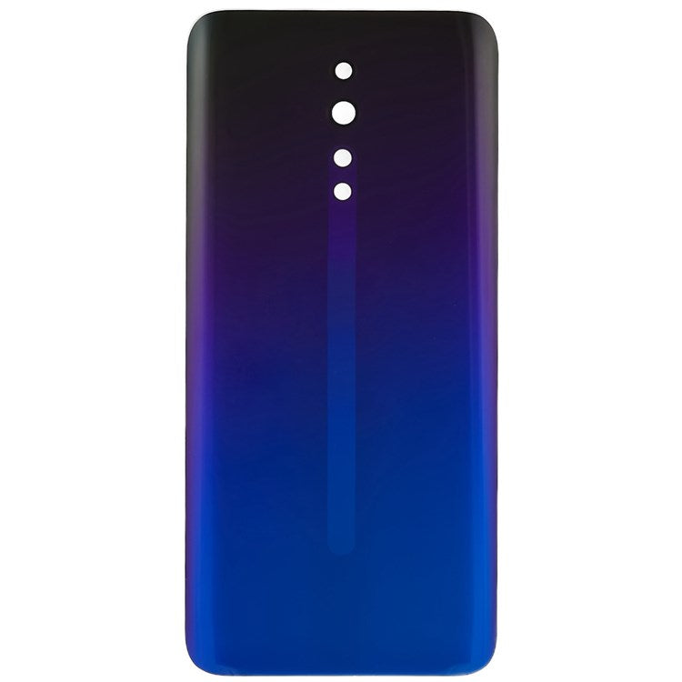 For Oppo Reno Z Back Battery Housing Cover Cell Phone Replacement Parts (without Logo) - Purple