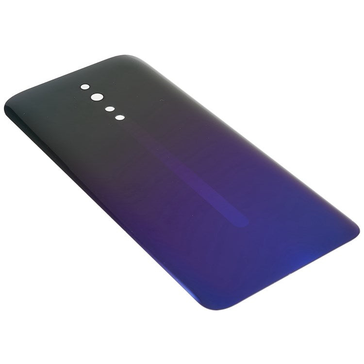 For Oppo Reno Z Back Battery Housing Cover Cell Phone Replacement Parts (without Logo) - Purple