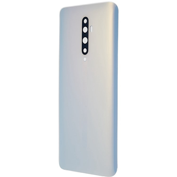For Oppo Reno2 Z Cell Phone Back Battery Housing Cover Replacement Parts (without Logo) - White