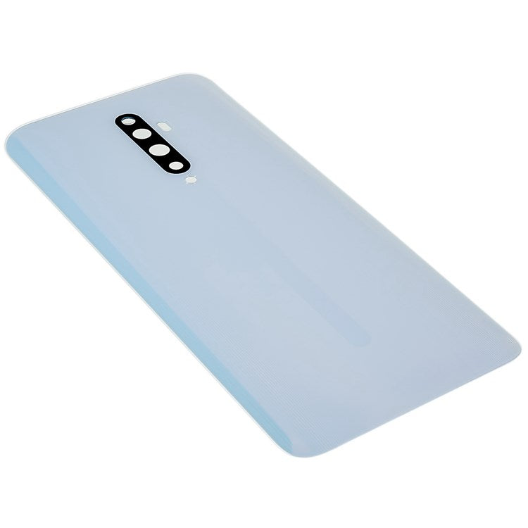 For Oppo Reno2 Z Cell Phone Back Battery Housing Cover Replacement Parts (without Logo) - White