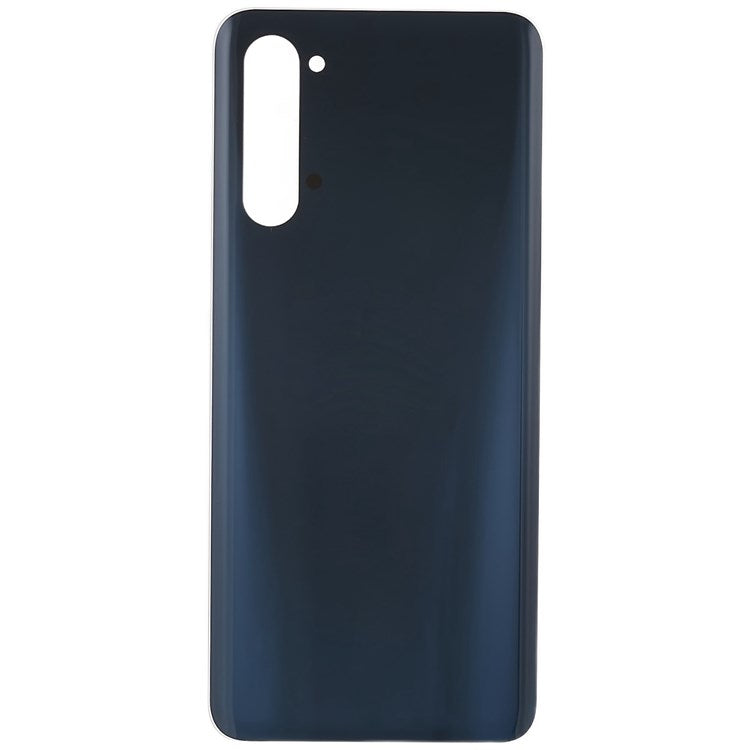 For OPPO Reno3 5G Phone Back Battery Housing Cover Replacement Parts (without Logo) - Black