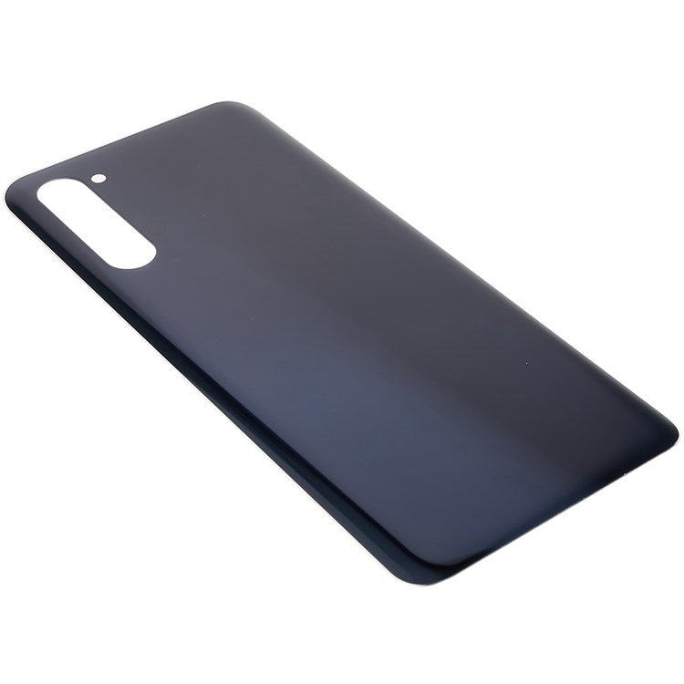 For OPPO Reno3 5G Phone Back Battery Housing Cover Replacement Parts (without Logo) - Black