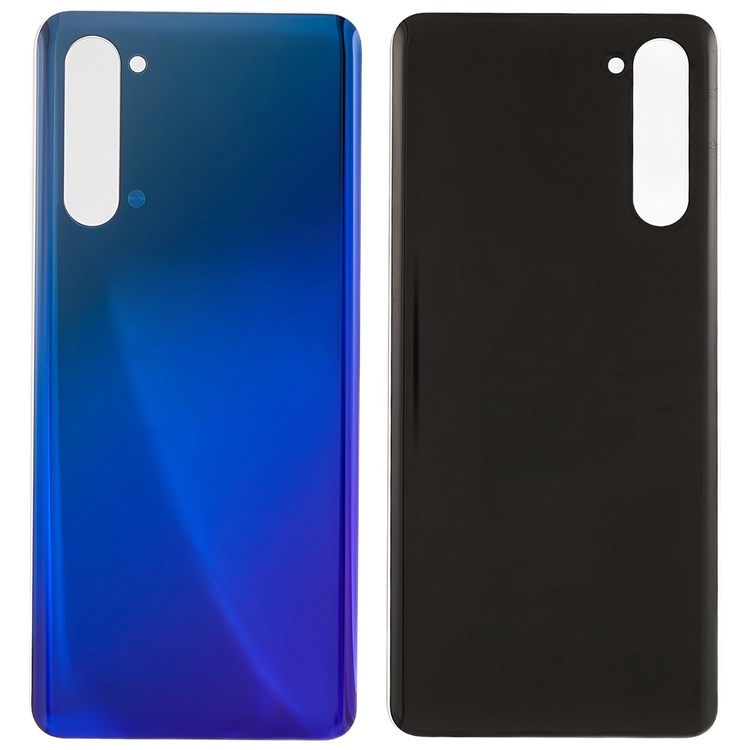 For OPPO Reno3 5G Phone Back Battery Housing Cover Replacement Parts (without Logo) - Blue