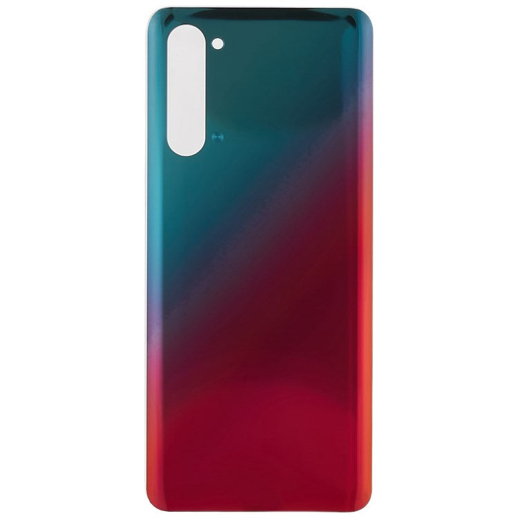 For OPPO Reno3 5G Phone Back Battery Housing Cover Replacement Parts (without Logo) - Red