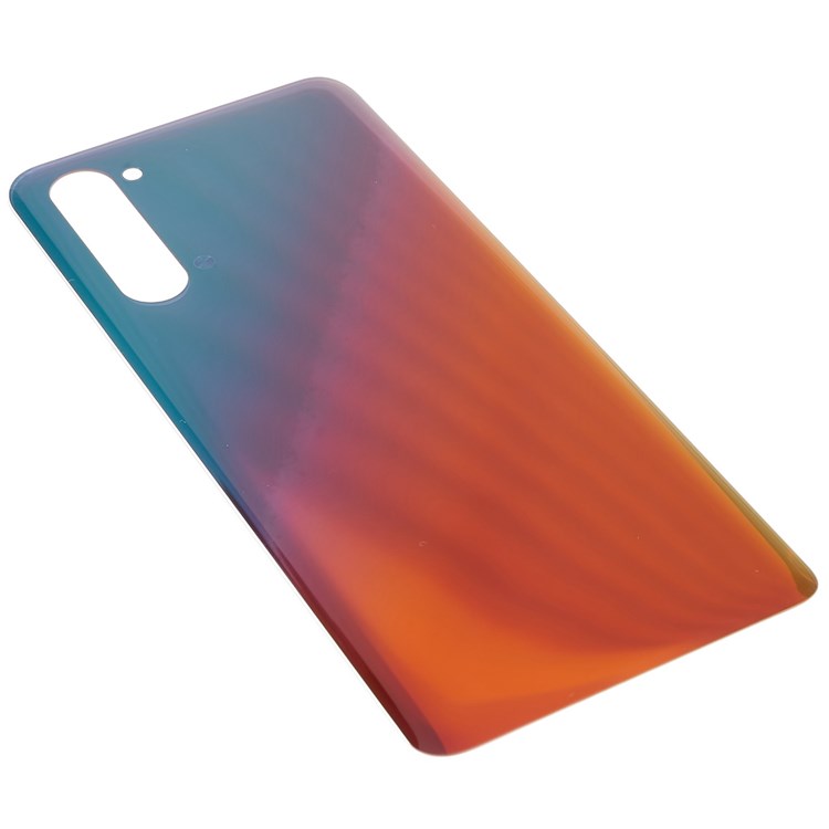 For OPPO Reno3 5G Phone Back Battery Housing Cover Replacement Parts (without Logo) - Red