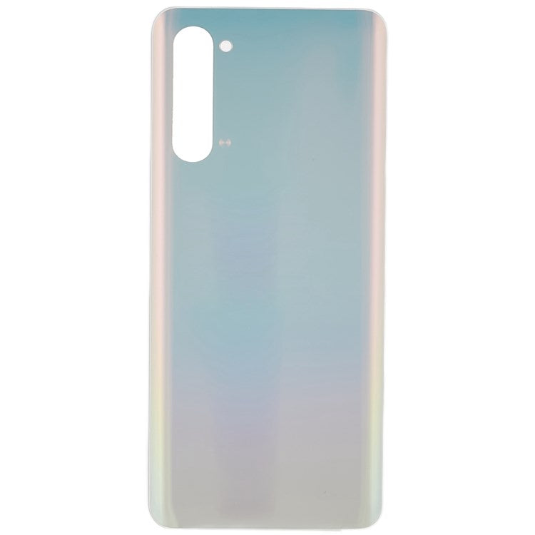 For OPPO Reno3 5G Phone Back Battery Housing Cover Replacement Parts (without Logo) - White