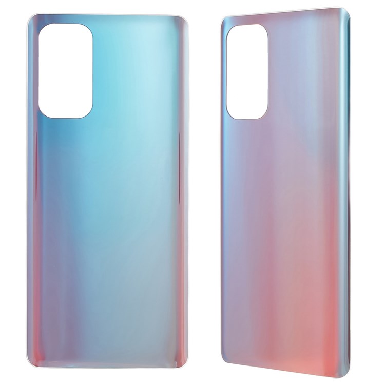 For Oppo Reno5 Pro 5G Back Battery Housing Cover Replacement Part (without Logo) - Silver