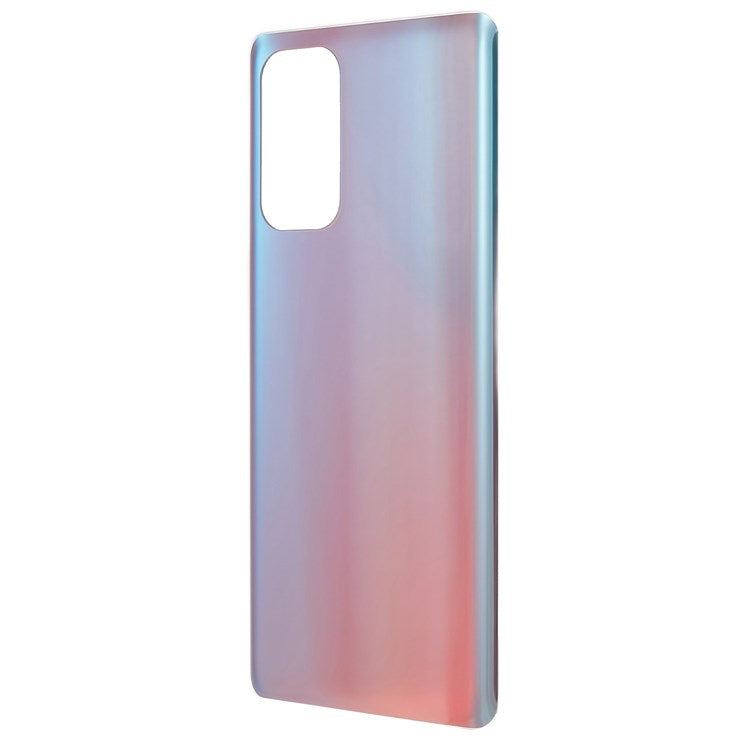 For Oppo Reno5 Pro 5G Back Battery Housing Cover Replacement Part (without Logo) - Silver