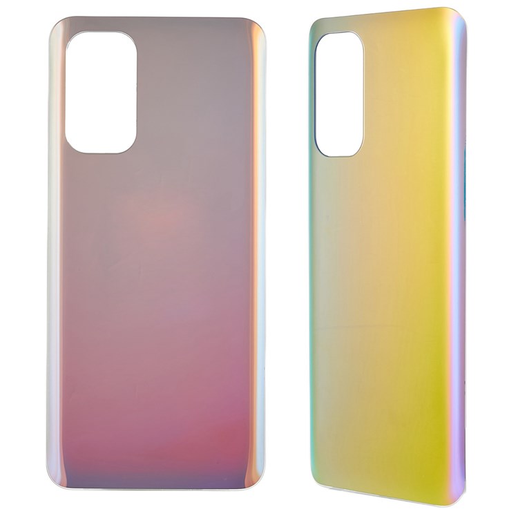 For Oppo Reno5 4G/5G Phone Replacement Back Battery Housing Cover (without Logo) - Silver