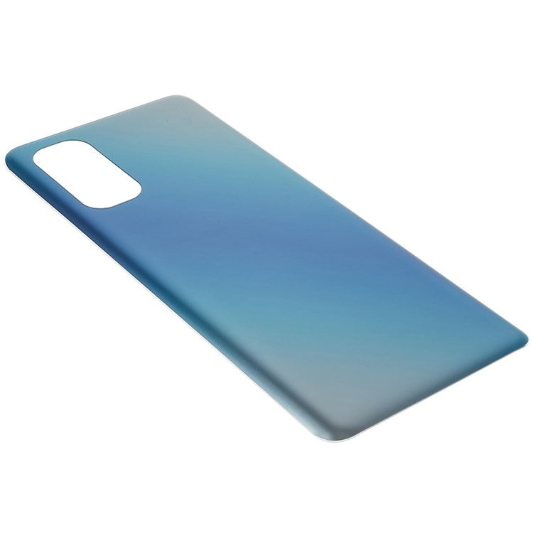 For Oppo Reno4 Pro 5G Cellphone Back Battery Housing Cover Replacement Parts (without Logo) - Blue