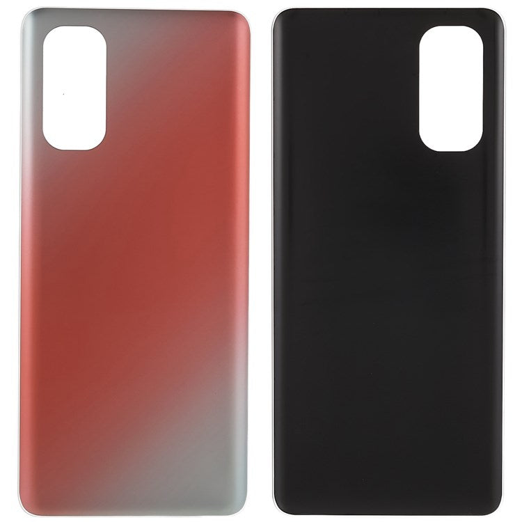 For Oppo Reno4 Pro 5G Cellphone Back Battery Housing Cover Replacement Parts (without Logo) - Red
