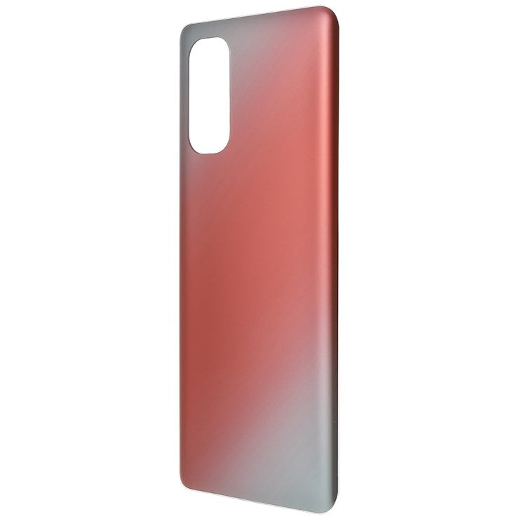 For Oppo Reno4 Pro 5G Cellphone Back Battery Housing Cover Replacement Parts (without Logo) - Red