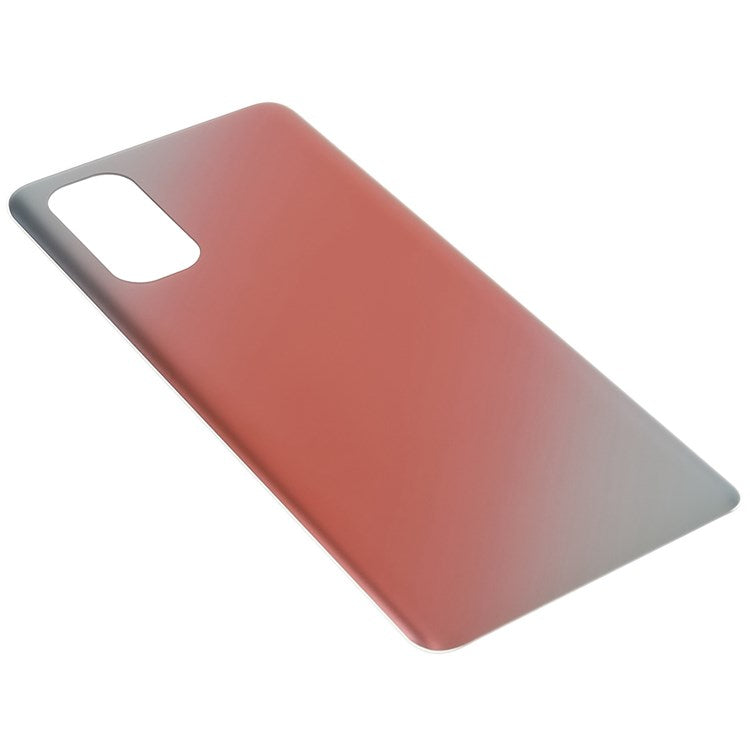 For Oppo Reno4 Pro 5G Cellphone Back Battery Housing Cover Replacement Parts (without Logo) - Red