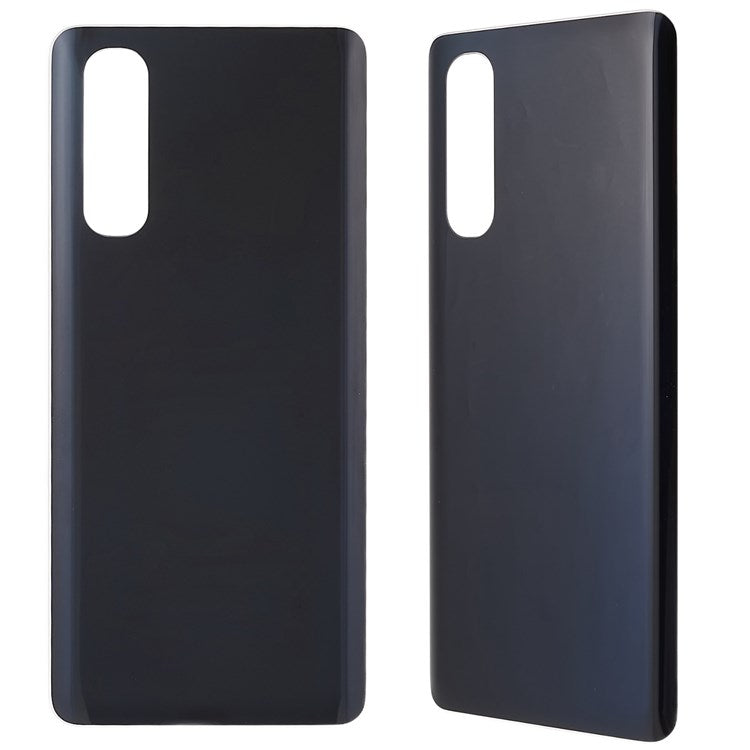 For Oppo Reno3 Pro 5G Back Battery Housing Cover Replacement Parts (without Logo) - Black