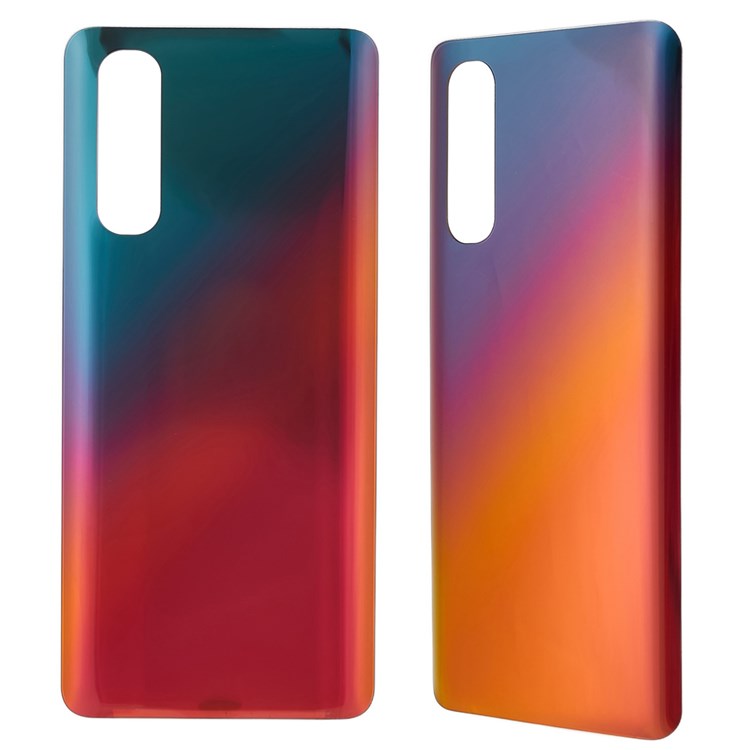 For Oppo Reno3 Pro 5G Back Battery Housing Cover Replacement Parts (without Logo) - Red