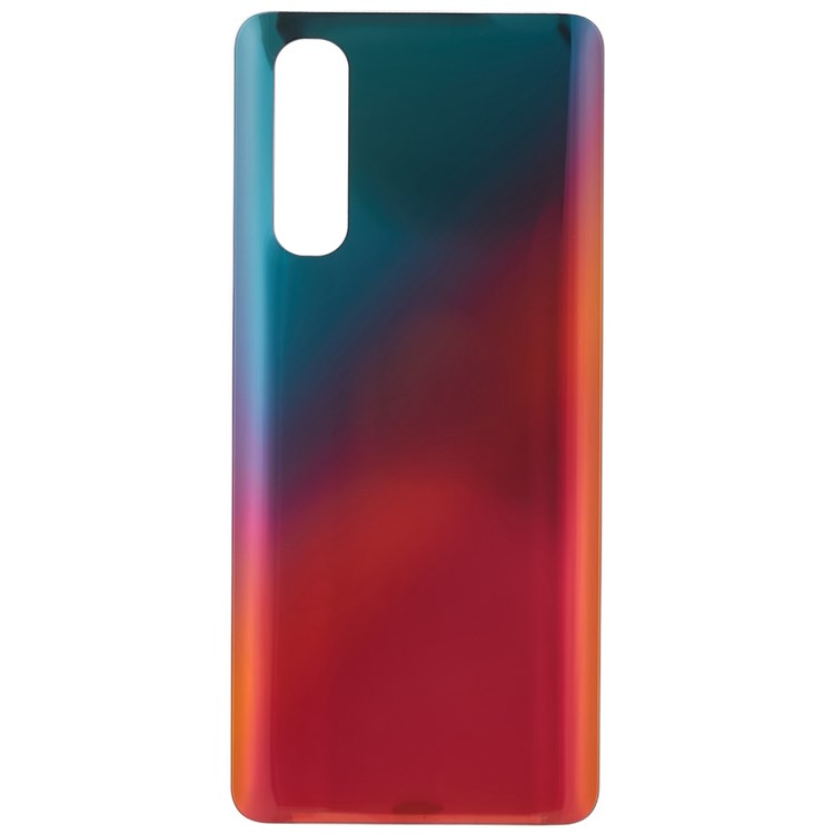 For Oppo Reno3 Pro 5G Back Battery Housing Cover Replacement Parts (without Logo) - Red