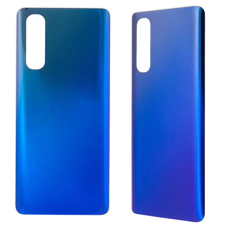 For Oppo Reno3 Pro 5G Back Battery Housing Cover Replacement Parts (without Logo) - Blue
