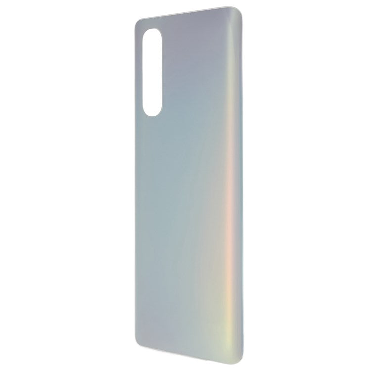 For Oppo Reno3 Pro 5G Back Battery Housing Cover Replacement Parts (without Logo) - White