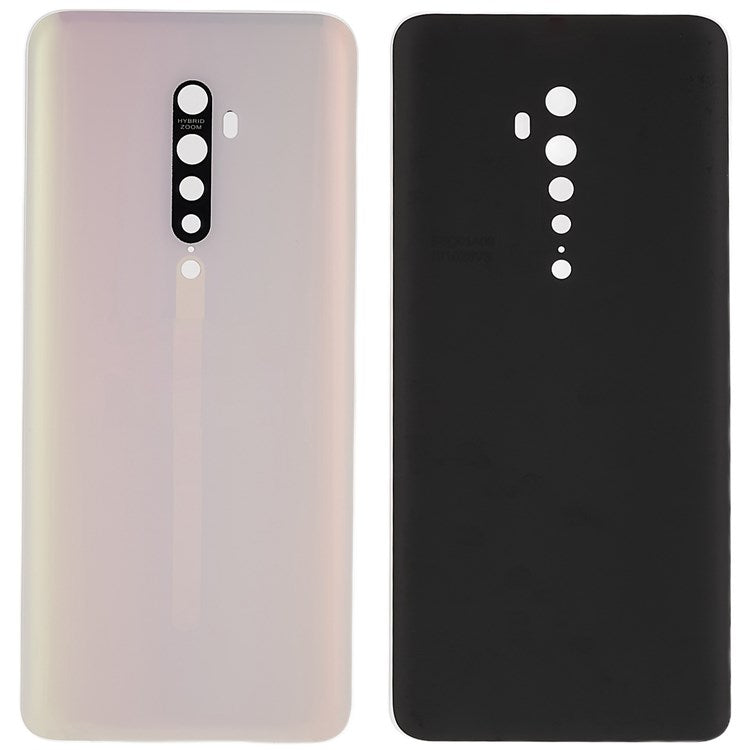 For Oppo Reno2 Phone Back Battery Housing Cover Replacement Parts (without Logo) - Pink