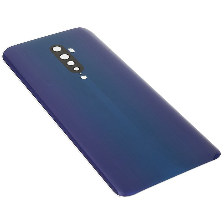 For Oppo Reno2 Phone Back Battery Housing Cover Replacement Parts (without Logo) - Blue