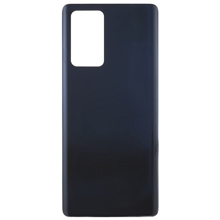 For Oppo Reno6 Pro 5G Replacement Parts Back Battery Housing Cover (without Logo) - Black