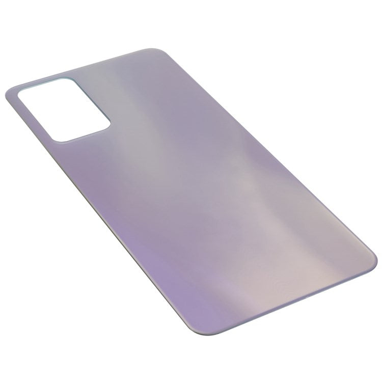 For Oppo Reno6 5G Back Battery Housing Cover Phone Replacement Parts (without Logo) - Purple