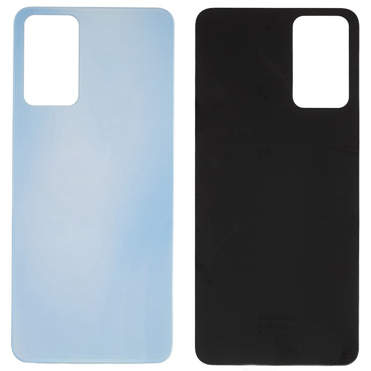 For Oppo Reno6 5G Back Battery Housing Cover Phone Replacement Parts (without Logo) - Blue