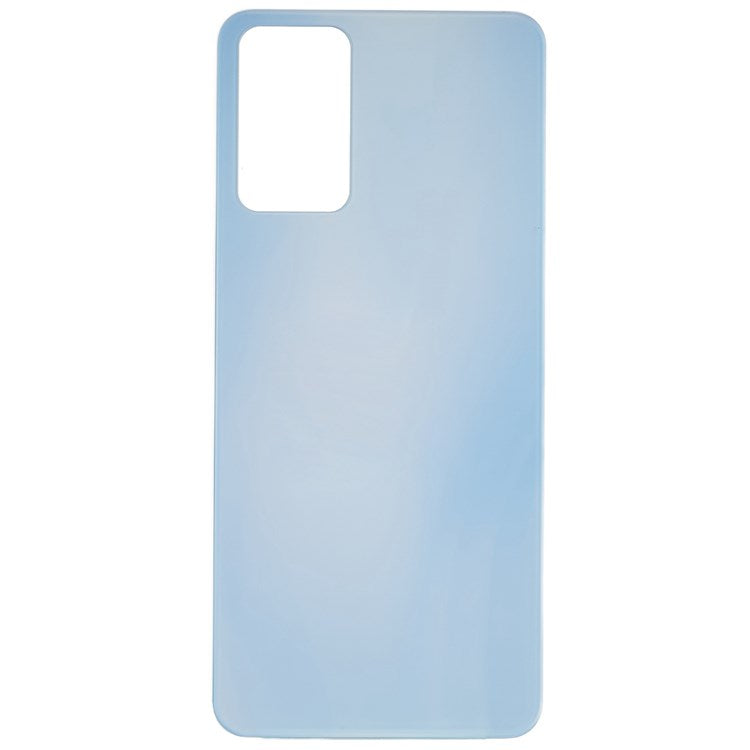 For Oppo Reno6 5G Back Battery Housing Cover Phone Replacement Parts (without Logo) - Blue