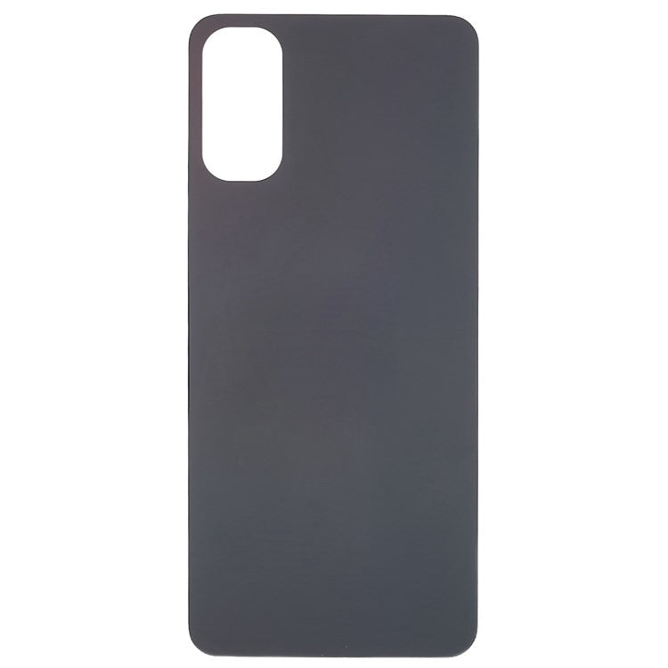 For Oppo Reno4 4G Phone Back Battery Housing Cover Replacement Parts (without Logo) - Black