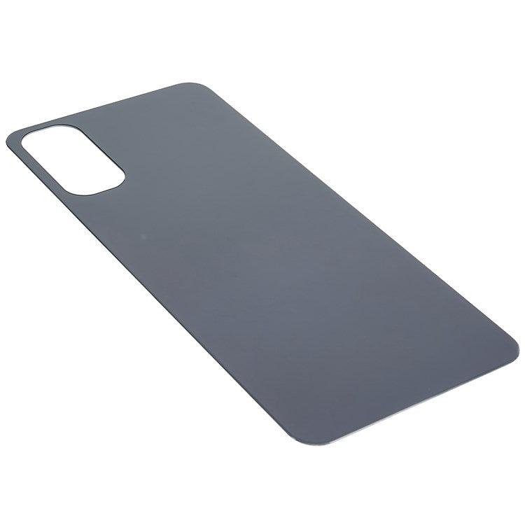 For Oppo Reno4 4G Phone Back Battery Housing Cover Replacement Parts (without Logo) - Black