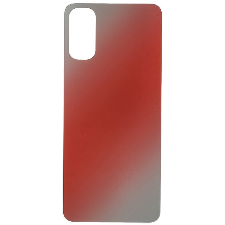 For Oppo Reno4 4G Phone Back Battery Housing Cover Replacement Parts (without Logo) - Red
