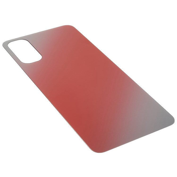 For Oppo Reno4 4G Phone Back Battery Housing Cover Replacement Parts (without Logo) - Red