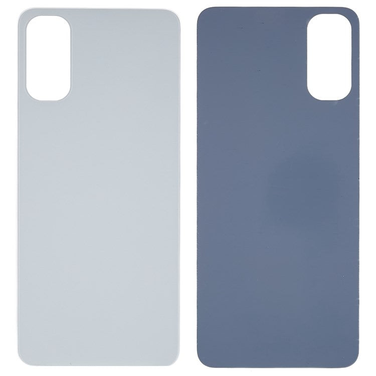 For Oppo Reno4 4G Phone Back Battery Housing Cover Replacement Parts (without Logo) - White