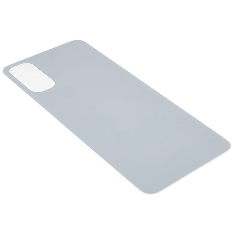 For Oppo Reno4 4G Phone Back Battery Housing Cover Replacement Parts (without Logo) - White