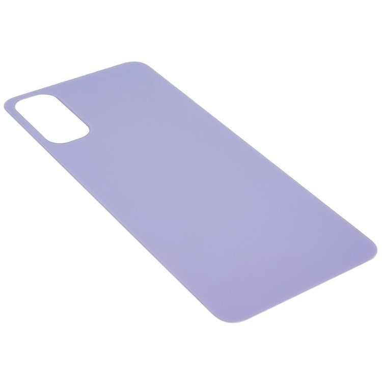 For Oppo Reno4 4G Phone Back Battery Housing Cover Replacement Parts (without Logo) - Purple