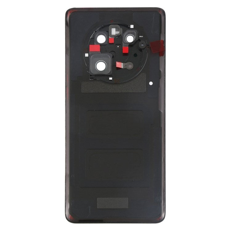 For Huawei Mate 40 Battery Housing Back Cover with Camera Ring Lens Cover Replacement (without Logo) - White