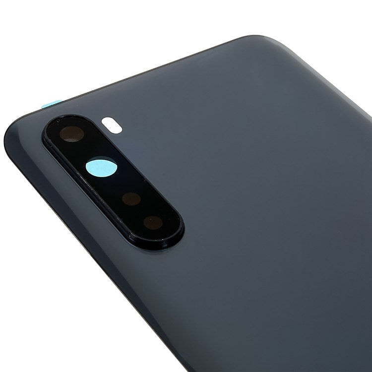 For OnePlus Nord OEM Battery Housing Cover Repair Part + Camera Lens Cover - Black