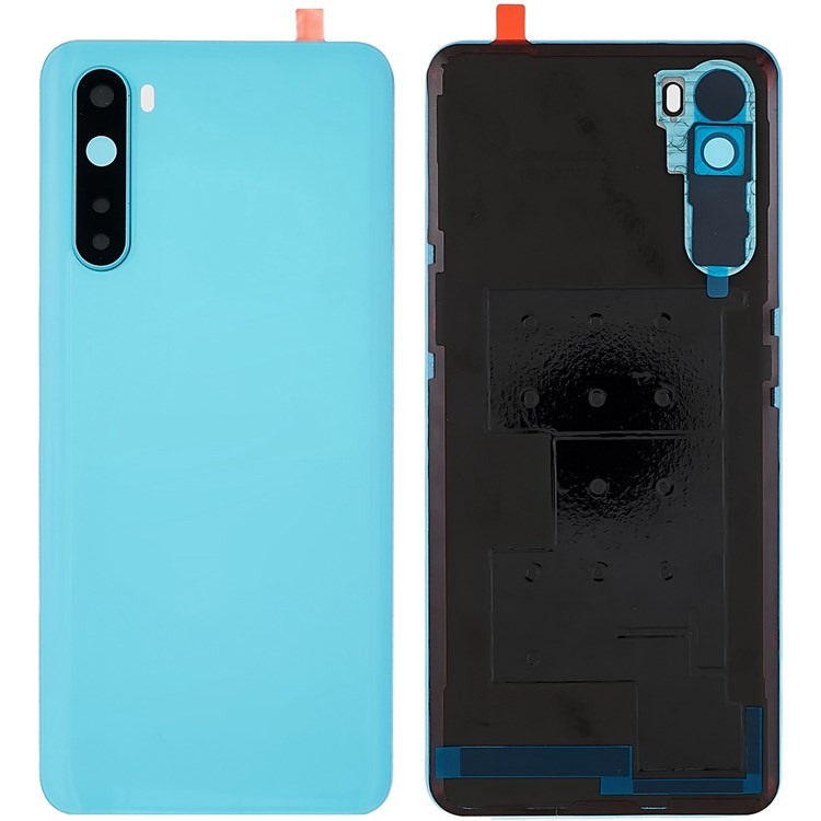 For OnePlus Nord OEM Battery Housing Cover Repair Part + Camera Lens Cover - Blue