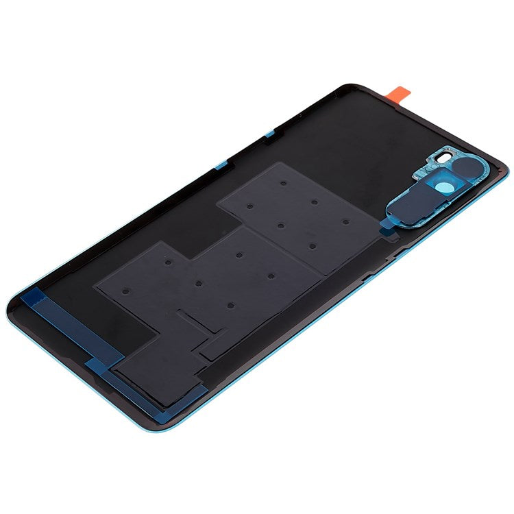 For OnePlus Nord OEM Battery Housing Cover Repair Part + Camera Lens Cover - Blue