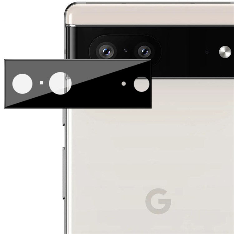 IMAK For Google Pixel 7 5G HD Clear Camera Lens Protector Anti-Scratch Tempered Glass Lens Film (Black Version)
