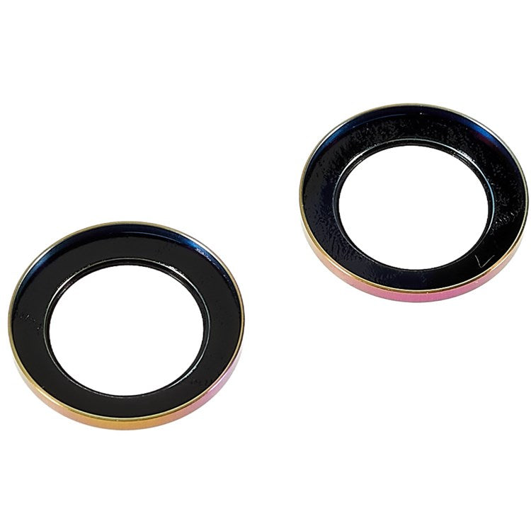 2Pcs / Set Phone Rear Camera Lens Protector for iPhone 14 6.1 inch / 14 Plus 6.7 inch, Anti-scratch High Transmittance Tempered Glass Lens Protection Film - Multi-color