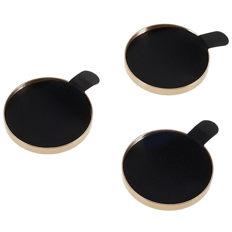 3Pcs / Set for iPhone 14 Pro 6.1 inch / 14 Pro Max 6.7 inch Rhinestone Camera Lens Protector Anti-scratch Tempered Glass Lens Cover - Colorful Gold