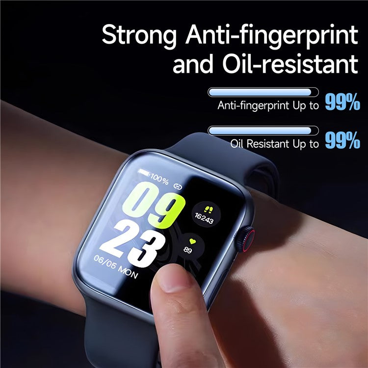 WIWU JD-107 For Apple Watch Series 6 / 5 / 4 / SE / SE (2022) / SE (2023) 40mm PMMA Screen Protector Smart Watch Screen Film with Install Tool