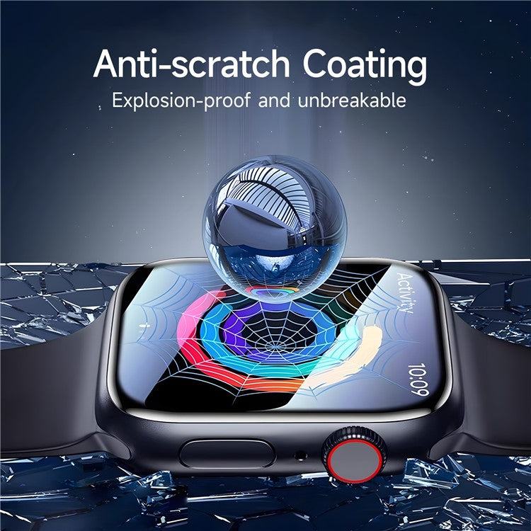 WIWU JD-107 For Apple Watch Series 6 / 5 / 4 / SE / SE (2022) / SE (2023) 40mm PMMA Screen Protector Smart Watch Screen Film with Install Tool