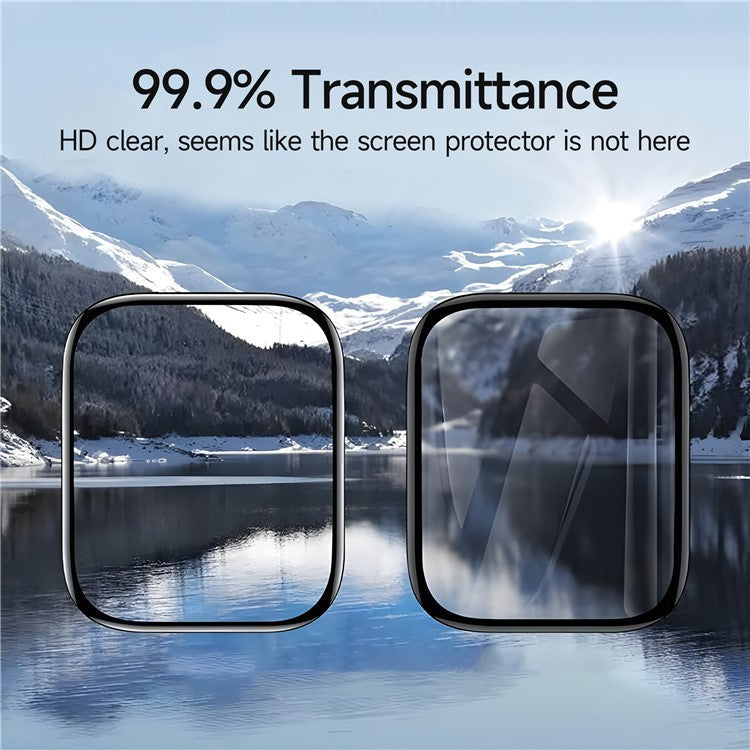 WIWU JD-107 For Apple Watch Series 6 / 5 / 4 / SE / SE (2022) / SE (2023) 40mm PMMA Screen Protector Smart Watch Screen Film with Install Tool