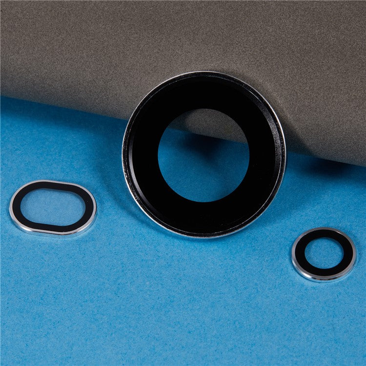 1 Set For Huawei Pura 70 Ultra Camera Lens Protector Tempered Glass Rear Lens Film - Silver