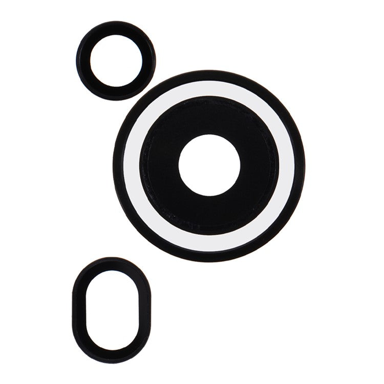 1 Set For Huawei Pura 70 Ultra Tempered Glass Camera Lens Protector Individual Rear Lens Film - Black